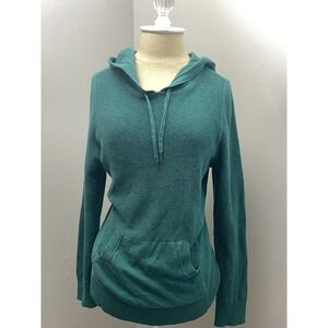 Eddie Bauer Thermal Pullover Lightweight Waffle Knit Hoodie Top Women's Size M